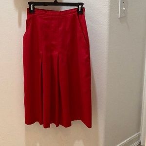 Vintage Claude Red Skirt